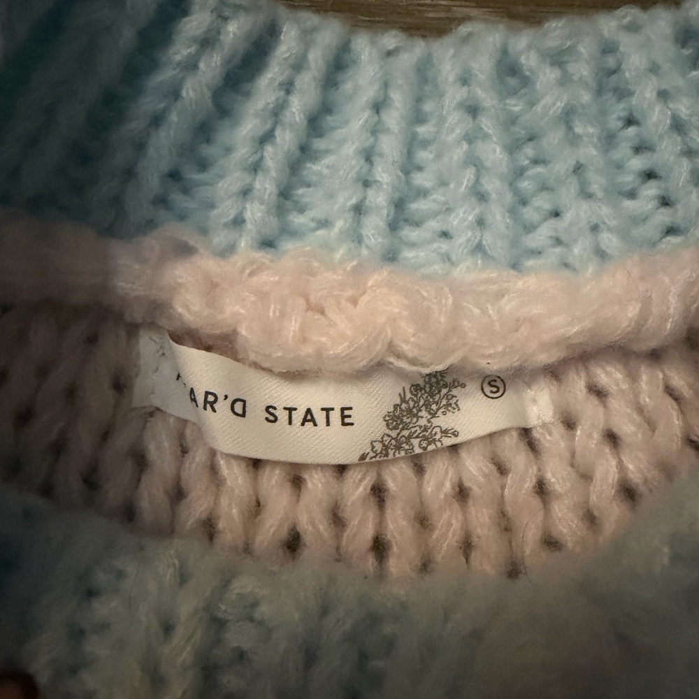 Altar'd State Multicolor Striped Sweater - Picture 3 of 3